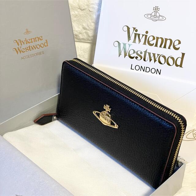 Vivienne Westwood(ヴィヴィアンウエストウッド)の大人気！【新品】ヴィヴィアンウエストウッド　長財布　ビッグオーブ レディースのファッション小物(財布)の商品写真