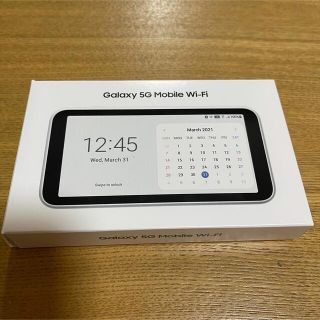 ギャラクシー(Galaxy)の【新品】Galaxy 5G Mobile Wi-Fi SCR01 ホワイト(その他)