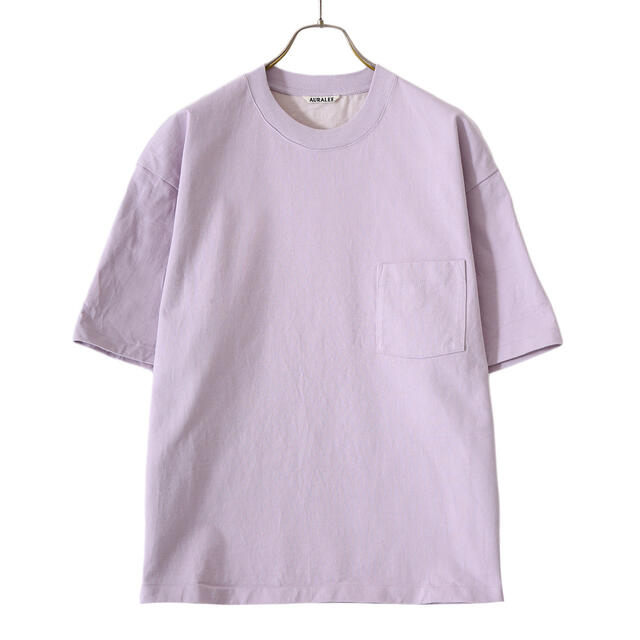 オーラリー 21SS STAND-UP TEE スタンドアップT Tシャツ/カットソー(半袖/袖なし)