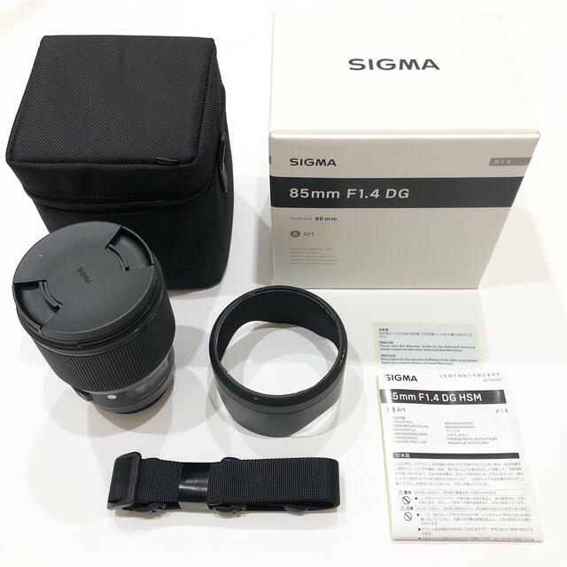 【新品】SIGMA  Art 85mm F1.4 DG HSM (キヤノン用)スマホ/家電/カメラ