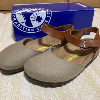 ビルケンシュトック(BIRKENSTOCK)のビルケンシュトック  メッシーナ　フェルト　38  24.5cm(サンダル)