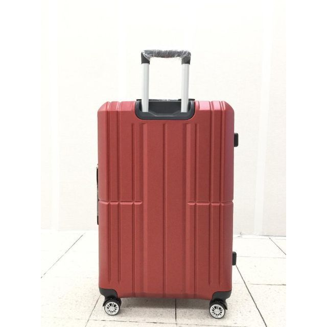 得価人気 大型軽量スーツケース 赤の通販 by w410's shop｜ラクマ 8輪キャリーバッグ TSAロック付き Lサイズ 大得価定番