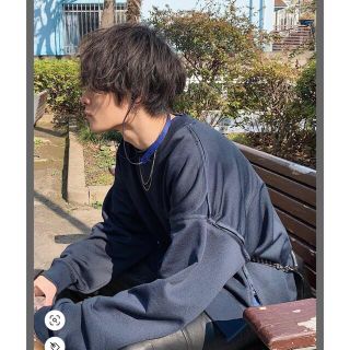 シュタイン(stein)のyoke OVERSIZED PIPING SWEAT SHIRT(スウェット)