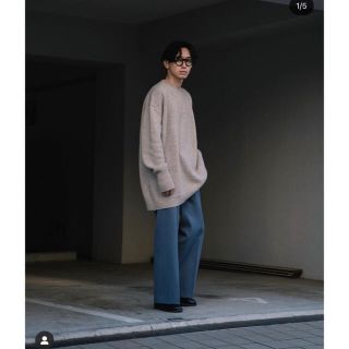 シュタイン(stein)のOKUSU ENGLISH LAMBSWOOL COBBLE(ニット/セーター)