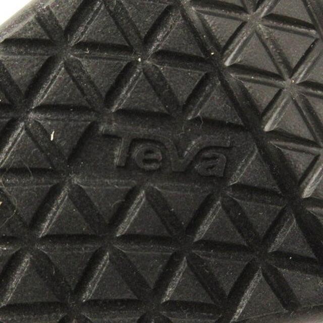 Teva(テバ)のテバ Teva サンダル 黒 ブラック  ゴム紐 フラット 軽量 黒 W8 レディースの靴/シューズ(サンダル)の商品写真