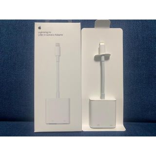 アップル(Apple)のApple Japan(同) Lightning-USB 3カメラアダプタ(その他)