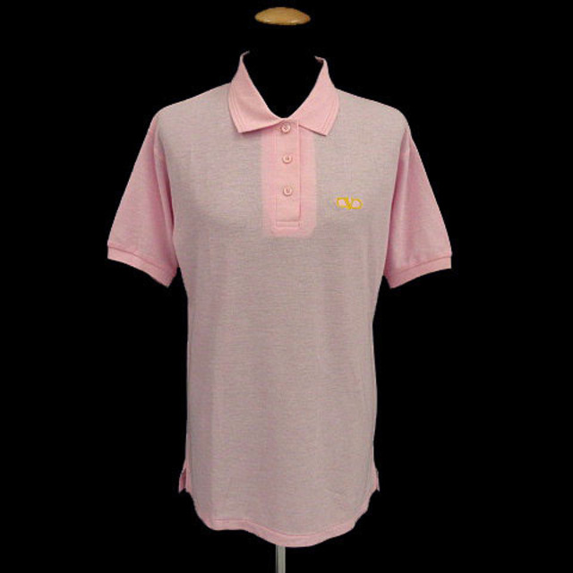 other(アザー)のANRICO VALENTINO ポロシャツ 半袖 コットン混 刺繍 ピンク M レディースのトップス(ポロシャツ)の商品写真