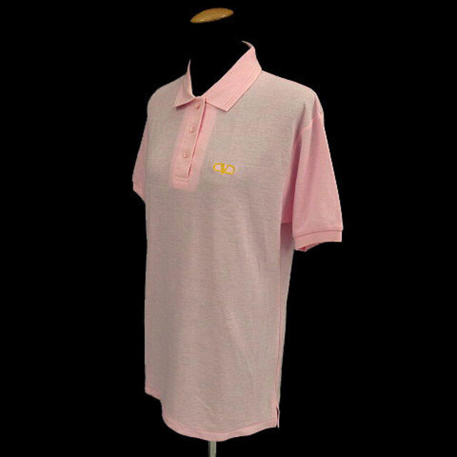 other(アザー)のANRICO VALENTINO ポロシャツ 半袖 コットン混 刺繍 ピンク M レディースのトップス(ポロシャツ)の商品写真