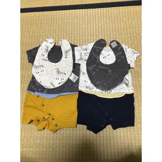 ブランシェス(Branshes)のブランシェス　ロンパース　2枚(ロンパース)