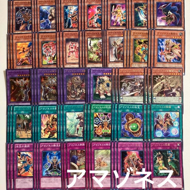 遊戯王(ユウギオウ)のアマゾネス デッキパーツ エンタメ/ホビーのトレーディングカード(Box/デッキ/パック)の商品写真