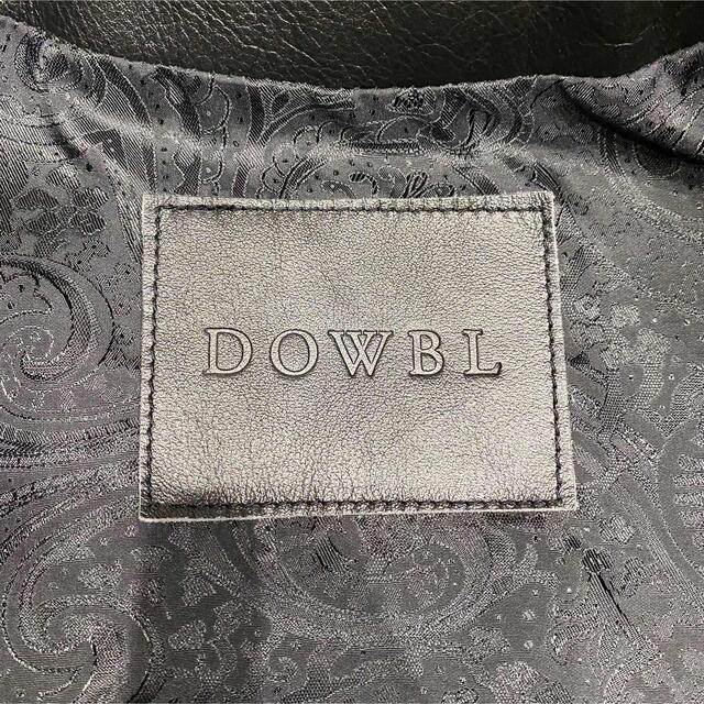 DOWBL - DOWBL ダブル カウレザーライダースジャケット 42の通販 DOWBL - DOWBL ダブル カウレザーライダースジャケット 42の通販
