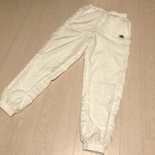 adidas originals*アディダス オリジナルス*ナイロンパンツ*白