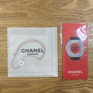 シャネル(CHANEL)の＊値下げしました＊新品未使用 CHANELまつり ブレスレット・ステッカーセット(ブレスレット/バングル)