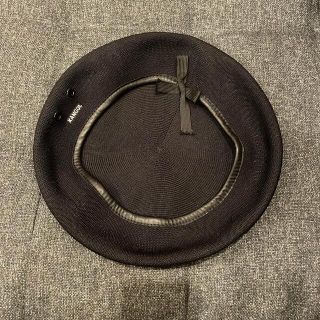 カンゴール(KANGOL)のkangol レザートリミングベレー帽(ハンチング/ベレー帽)