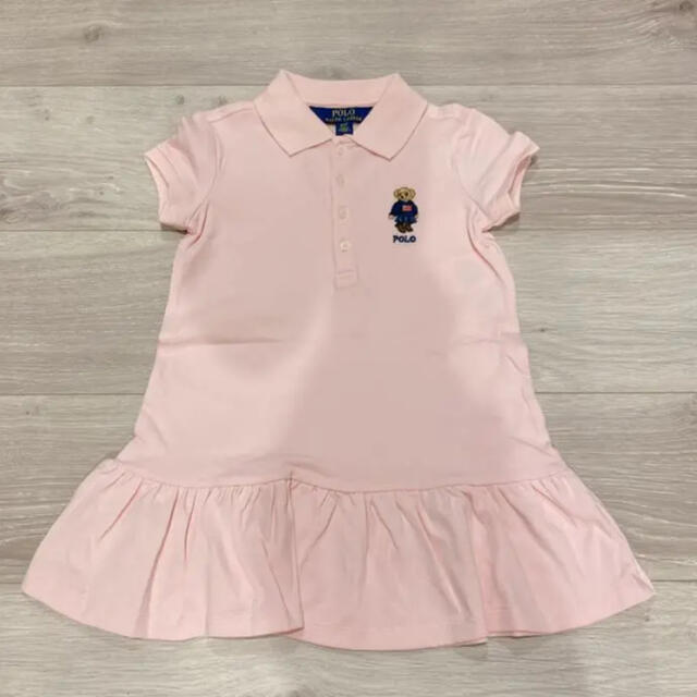 POLO RALPH LAUREN(ポロラルフローレン)のポロラルフローレン　ポロベア　ワンピース　100 キッズ/ベビー/マタニティのキッズ服女の子用(90cm~)(ワンピース)の商品写真