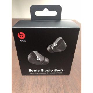 ビーツバイドクタードレ(Beats by Dr Dre)の【新品未開封】Beats Studio Buds ブラック(ヘッドフォン/イヤフォン)