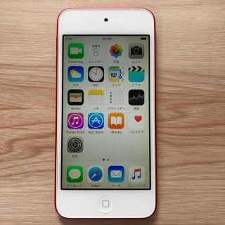 アイポッドタッチ(iPod touch)の中古 Pod touch MGG72J/A 16GB レッド(ポータブルプレーヤー)