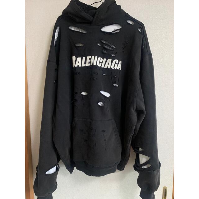 BALENCIAGA 背中あきパーカー-