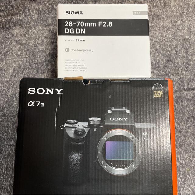 SONYILCE-7M3 a7iii レンズ付きバッテリー(2個) チャージャー