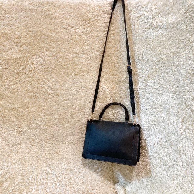 Furla - 【美品】FURLA 2way ライク ショルダーバッグ レザー ブラック