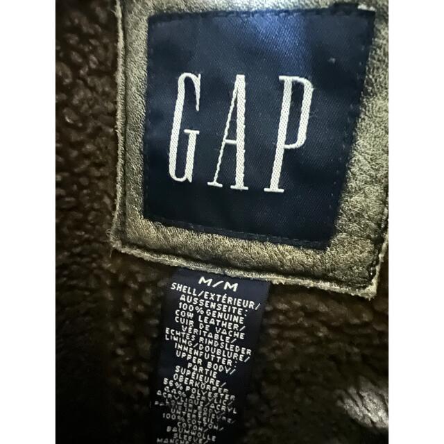 GAP(ギャップ)のOLD GAP レザージャケット ダメージ加工 メンズのジャケット/アウター(レザージャケット)の商品写真