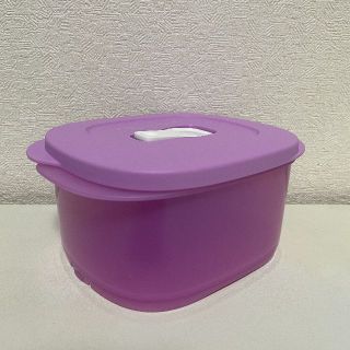 【新品未使用】Tupperware クリスタルウェーブ（パープル）送料無料(容器)