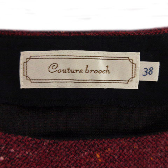 Couture Brooch(クチュールブローチ)のクチュールブローチ COUTURE BROOCH ワンピース ひざ丈 長袖 ツイ レディースのワンピース(ひざ丈ワンピース)の商品写真