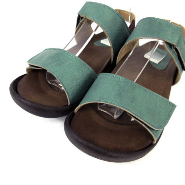 Re:getA(リゲッタ)のリゲッタ Re:getA サンダル グミサンダル 日本製 グリーン系 緑系 ブラ レディースの靴/シューズ(サンダル)の商品写真