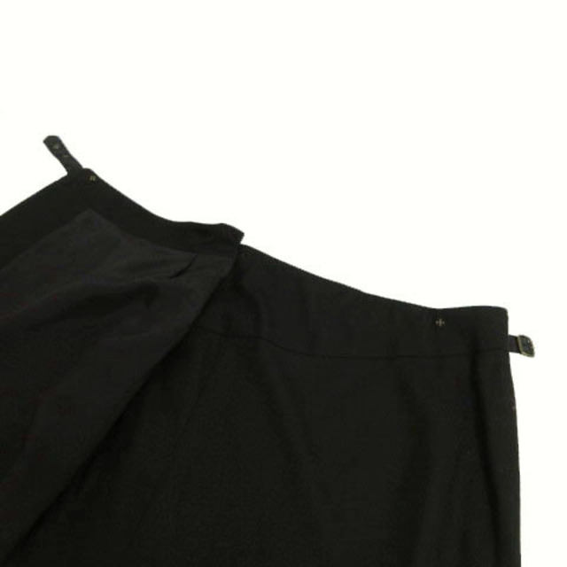 RESTIR(リステア)のリステア RESTIR スカート ラップスカート ミディ丈 切替え カシミヤ混 レディースのスカート(ひざ丈スカート)の商品写真