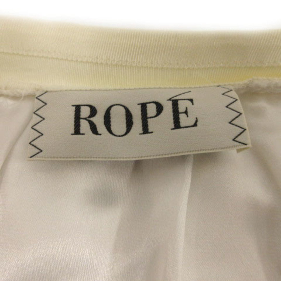 ROPE’(ロペ)のロペ ROPE スカート ひざ丈 フレアー シルク混 格子柄 アイボリー 36 レディースのスカート(ひざ丈スカート)の商品写真