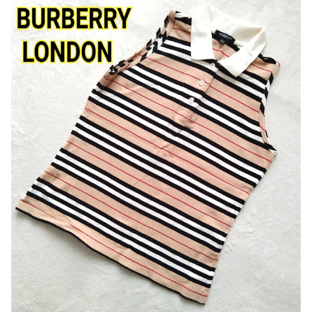 BURBERRY(バーバリー)の正規品 BURBERRY London ノースリーブ ニット バーバリー レディースのトップス(ニット/セーター)の商品写真