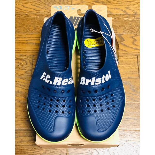 レア【新品未使用】FCRB×NIKE ソーラーリフトサンダル/ネイビー28㎝