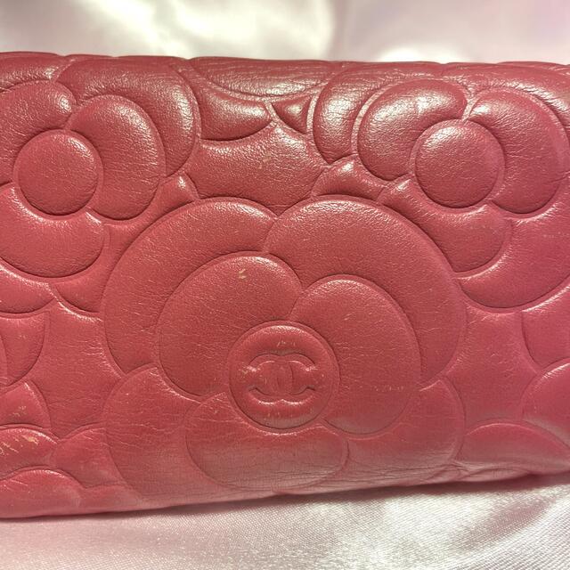 CHANEL(シャネル)のシャネル　カメリア　キーケース　4連　ピンク レディースのファッション小物(キーケース)の商品写真