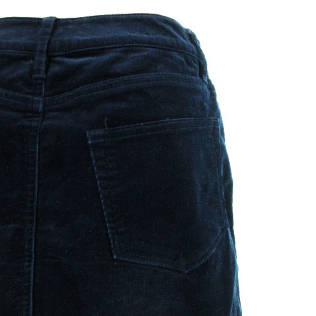 MUJI (無印良品)(ムジルシリョウヒン)の無印良品 良品計画 スカート ミニスカート コーデュロイ ネイビー 紺 61 レディースのスカート(ミニスカート)の商品写真