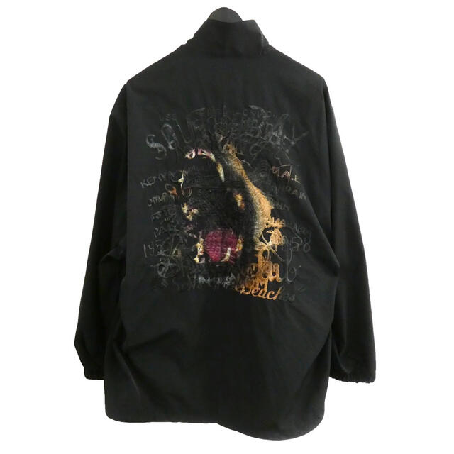 PRINTED CHAOS EMBROIDERY TRACK JACKET