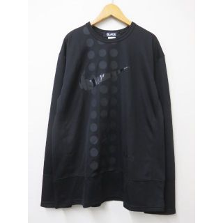 ブラックコムデギャルソン(BLACK COMME des GARCONS)のGARCONS×NIKE DOT PRINT L/S TEE 極美品XXL(Tシャツ/カットソー(七分/長袖))