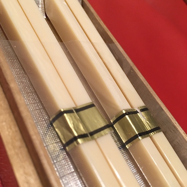 高島屋 特製 高級 象牙調 夫婦箸 木箱の通販 by mi/mi's shop |ラクマ