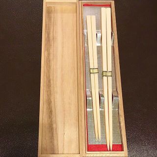 高島屋 特製 高級 象牙調 夫婦箸 木箱の通販 by mi/mi's shop |ラクマ