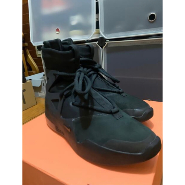 美品 Nike Air Fear of God 1 triple black靴/シューズ