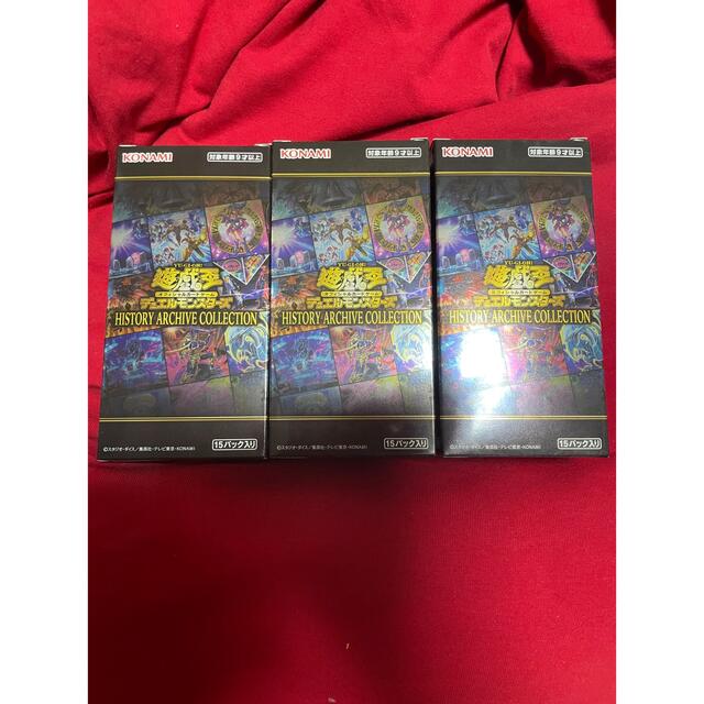 遊戯王 ヒストリーアーカイブコレクション 3BOX 遊戯王 ヒストリーアーカイブコレクション 3BOX