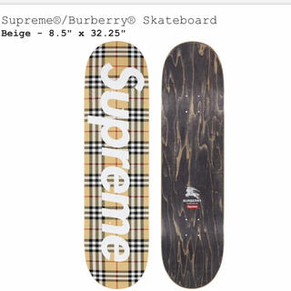 シュプリーム(Supreme)のSupreme Burberry Skateboard ②(スケートボード)