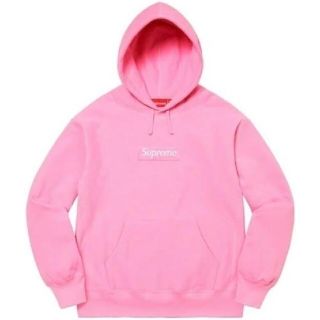 シュプリーム(Supreme)のSupreme Box Logo Hooded pink XL(パーカー)
