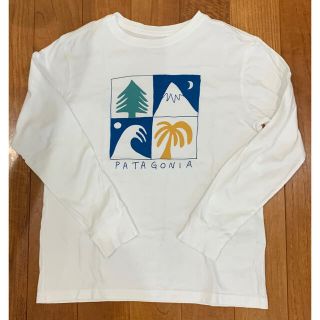 パタゴニア(patagonia)のおじゃ様専用　パタゴニア　キッズ　Tシャツ　ロンT サイズS (7-8歳)(Tシャツ/カットソー)