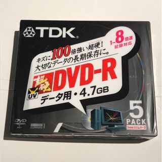 ティーディーケイ(TDK)のDVD-R　TDK データ用DVD-R 8倍速対応 4.7GB 5枚パック(その他)