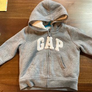 ベビーギャップ(babyGAP)のbaby　GAP  パーカー　グレー(ジャケット/コート)