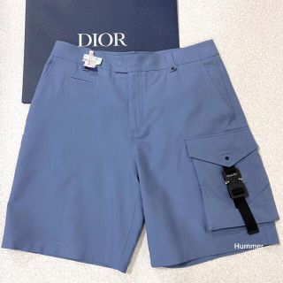 Dior Homme ショートパンツ 44(S位) 紺xエンジ等(総柄)