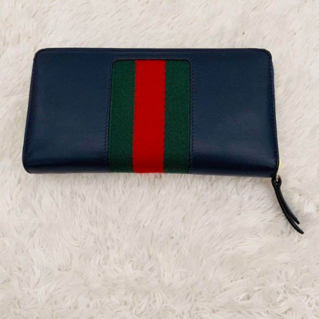 美品】GUCCI 長財布 シルヴィ 箱・保存袋付き シェリーライン 美品】GUCCI 長財布 シルヴィ 箱・保存袋付き シェリーライン