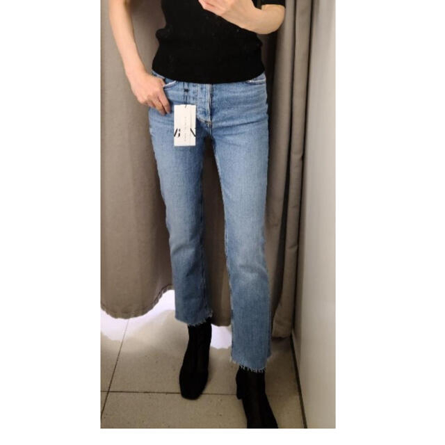 新品未使用【3×1/スリーバイワン】CROPPED FLARE DENIM 26