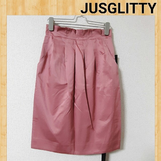 購入16800円 JUSGLITTY ジャスグリッティー スカート アルベージュ