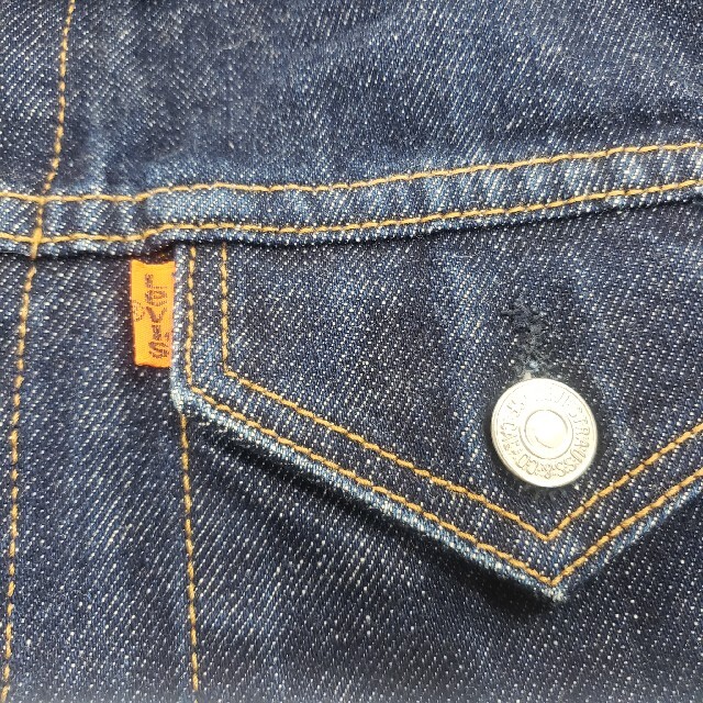 Levi's(リーバイス)のリーバイス　デニムジャケット　濃紺　78600 未使用に近い レディースのジャケット/アウター(Gジャン/デニムジャケット)の商品写真